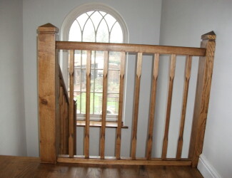 Oak with Chamf Balustrade